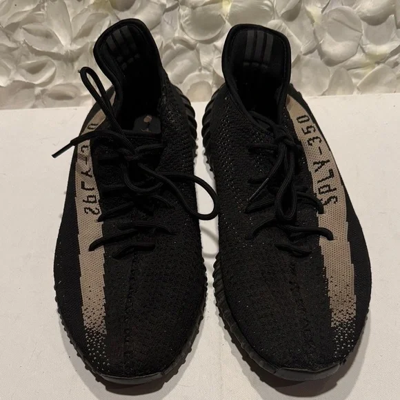 Yeezy Black and Tan Sneakers - Picture 1 of 6